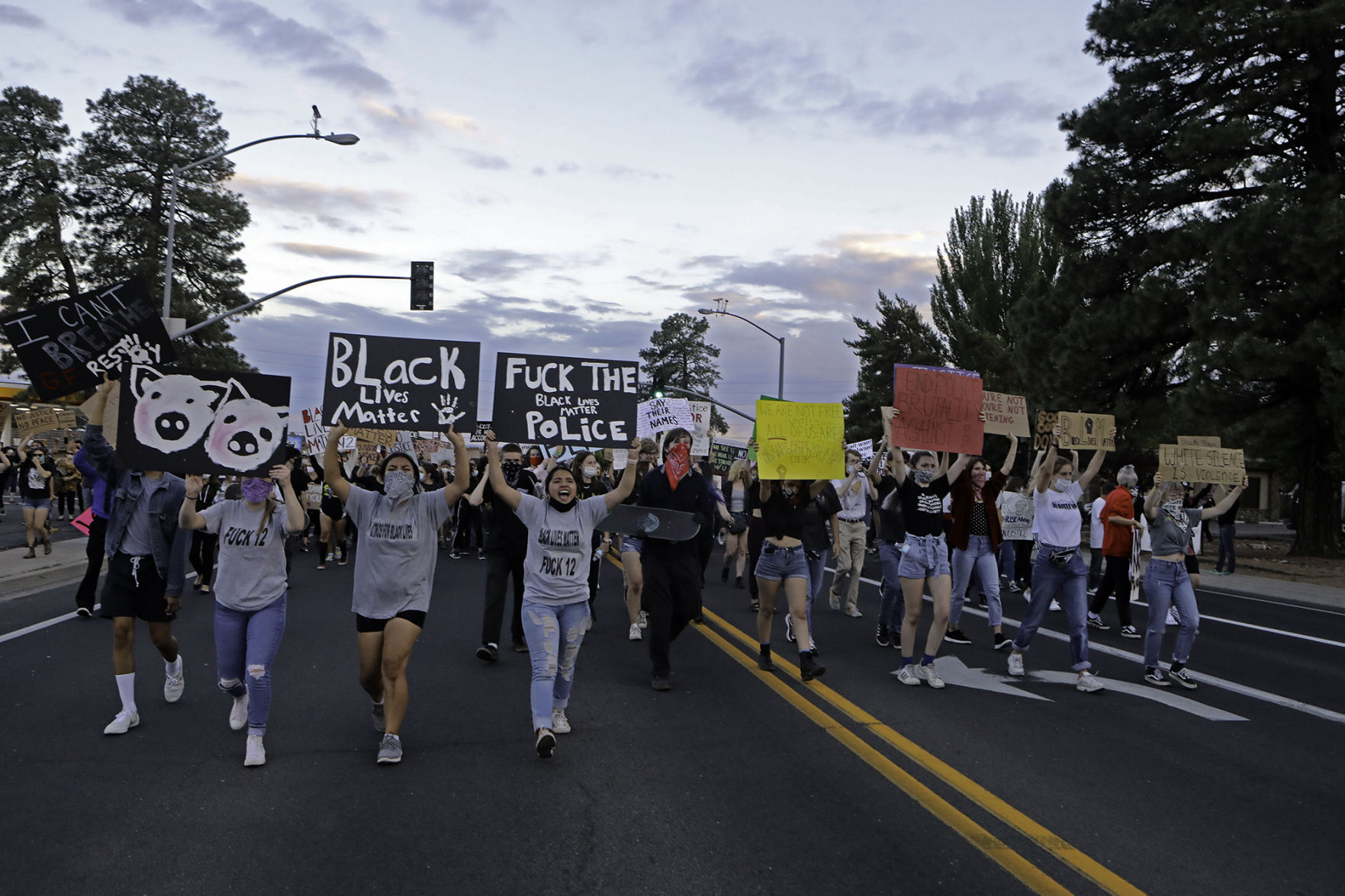 BLM Protest Fourth Street